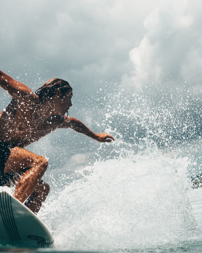 surfing in Kauai