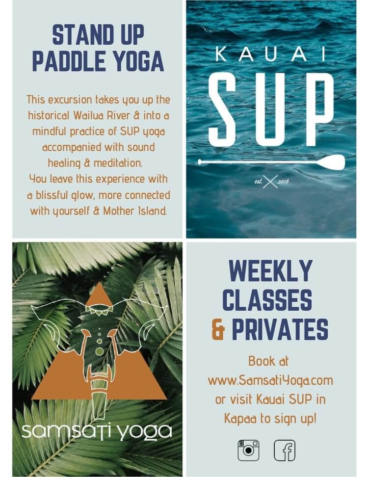 SUP Yoga Experience - Kauai SUP Paddleboard